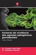 Cover: Factores de virulencia dos agentes patogenicos periodontais - Edicoes Nosso Conhecimento