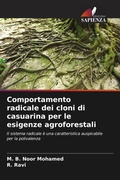 Cover: Comportamento radicale dei cloni di casuarina per le esigenze agroforestali - Edizioni Sapienza