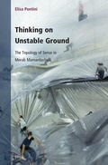 Cover: Thinking on Unstable Ground: The Topology of Sense in Merab Mamardashvili - Brill