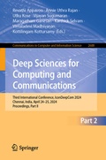 Cover: Deep Sciences for Computing and Communications - Springer