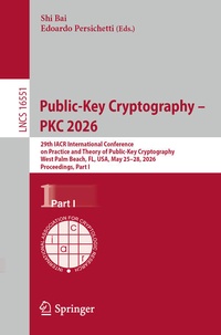 Enlarge image Cover: Public-Key Cryptography - PKC 2026 - Springer