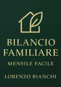Cover: Bilancio Familiare Mensile Facile - epubli