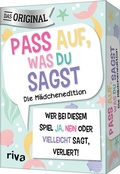 Cover: Pass auf, was du sagst - Die M&auml;dchenedition - Riva
