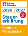 Cover: Steuererklärung 2026/2027 - Rentner, Pensionäre - Stiftung Warentest
