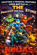 Cover: The Attack Of Financial Creatures Love Battle Of The Precious Metal Stone Ninjas - Edward Thompson