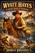 Cover: Wyatt Hayes - A Young Trail of Courage (Frontier Boys of Courage and Character) - Joshua Paul Rhoades