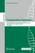 Cover: Comparative Genomics - Springer