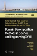 Cover: Domain Decomposition Methods in Science and Engineering XXVIII - Springer