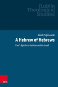 Cover: A Hebrew of Hebrews - Vandenhoeck & Ruprecht