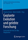 Cover: Geplante Evolution und gelebte Forschung - Springer Gabler
