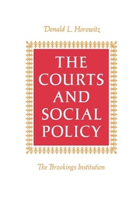 Enlarge image Cover: The Courts and Social Policy - Bloomsbury eBooks US