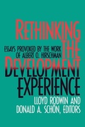 Cover: Rethinking the Development Experience - Bloomsbury eBooks US