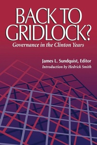 Enlarge image Cover: Back to Gridlock? - Bloomsbury eBooks US