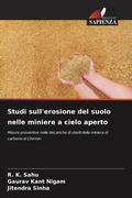 Cover: Studi sull'erosione del suolo nelle miniere a cielo aperto - Edizioni Sapienza