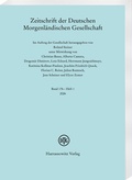 Cover: Zeitschrift der Deutschen Morgenl&auml;ndischen Gesellschaft 176 (2026) 1 - Harrassowitz Verlag
