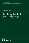 Cover: Leistungskontrolle im Homeoffice - Nomos
