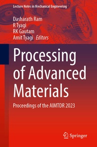 Enlarge image Cover: Processing of Advanced Materials - Springer