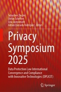 Cover: Privacy Symposium 2025 - Springer