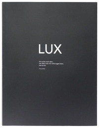 Enlarge image Cover: Lux - edition abcdefghijklmnopqrstuvwxyz