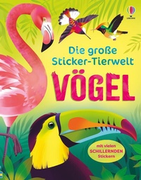Enlarge image Cover: Die große Sticker-Tierwelt: Vögel - Usborne
