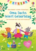 Cover: Mein Immer-wieder-Stickerbuch: Oma Dachs feiert Geburtstag - Usborne