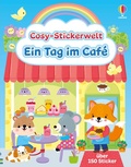 Cover: Cosy-Stickerwelt: Ein Tag im Caf&eacute; - Usborne