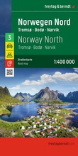 Cover: freytag & berndt Stra&szlig;enkarte Norwegen Nord, Troms&oslash; - Bod&oslash; - Narvik 1:400.000 - freytag & berndt