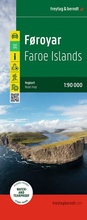Cover: freytag & berndt Stra&szlig;enkarte F&auml;r&ouml;er / F&oslash;royar 1:90.000 - freytag & berndt