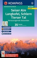 Cover: KOMPASS Wanderf&uuml;hrer Seiser Alm, Langkofel, Schlern, Tierser Tal - Herausragende Dolomiten, 35 Touren mit Extra-Tourenkarte - KOMPASS-Karten
