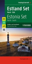 Cover: freytag & berndt Stra&szlig;enkarte Estland Set Nord und S&uuml;d 1:150.000 - freytag & berndt