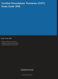 Cover: Certified Hemodialysis Technician (CHT) Study Guide 2026 - Meridian Certification Press Study Guides