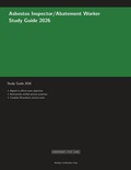 Cover: Asbestos Inspector/Abatement Worker Study Guide 2026 - Meridian Certification Press Study Guides