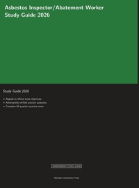 Enlarge image Cover: Asbestos Inspector/Abatement Worker Study Guide 2026 - Meridian Certification Press Study Guides