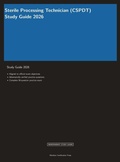 Cover: Sterile Processing Technician (CSPDT) Study Guide 2026 - Meridian Certification Press