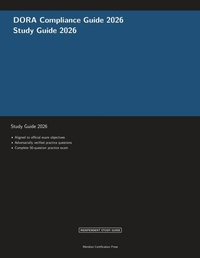 Enlarge image Cover: DORA Compliance Guide 2026 - Meridian Certification Press Study Guides