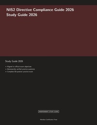 Enlarge image Cover: NIS2 Directive Compliance Guide 2026 - Meridian Certification Press Study Guides