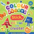 Cover: Colourblocks Stick, Colour and Create - A Sticker Activity Book - Sweet Cherry Publishing