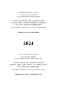 Cover: Application of the Convention on the Prevention and Punishment of the Crime of Genocide (the Gambia V. Myanmar: 7 States Intervening) - United Nations