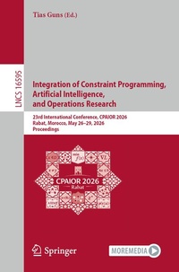 Enlarge image Cover: Integration of Constraint Programming, Artificial Intelligence, and Operations Research - Springer