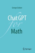 Cover: ChatGPT for Math - Springer