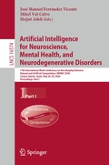 Cover: Artificial Intelligence for Neuroscience, Mental Health, and Neurodegenerative Disorders - Springer