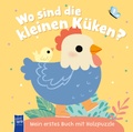 Cover: Wo sind die kleinen K&uuml;ken? Mein erstes Buch mit Holzpuzzle - YoYo Books