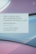 Cover: The Language of Comparative Constitutional Law - Bloomsbury Academic