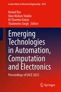 Cover: Emerging Technologies in Automation, Computation and Electronics - Springer
