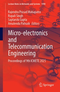 Enlarge image Cover: Micro-electronics and Telecommunication Engineering - Springer
