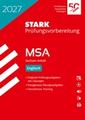 Cover: STARK Englisch - MSA (Mittlerer Schulabschluss) 2027 Sachsen-Anhalt - Pr&uuml;fungsvorbereitung - Stark Verlag