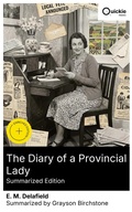 Cover: The Diary of a Provincial Lady (Summarized Edition) - Quickie Classics
