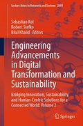 Cover: Engineering Advancements in Digital Transformation and Sustainability - Springer