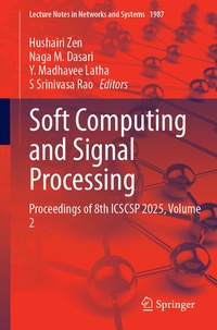 Enlarge image Cover: Soft Computing and Signal Processing - Springer