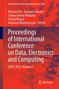 Cover: Proceedings of International Conference on Data, Electronics and Computing - Springer